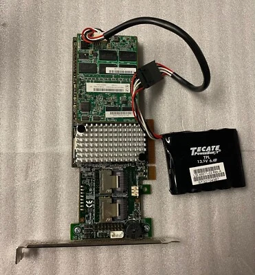 Controlador IBM Mega Raid 9270CV-8i 1 GB de caché SAS/SATA Raid PCIe 3.0 6 Gbps DDR3. Foto 1 de 2