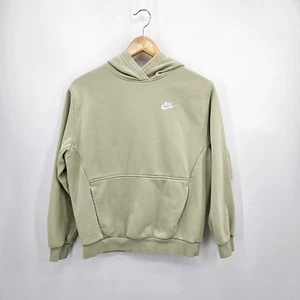 Nike Sportswear Club Fleece Hoodie Sweatshirt Size Large Extended Size Green L+ - Picture 1 of 19
