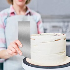 Spatola di burro per decorazione torta sicuro da usare strumento set raschietto acciaio inox