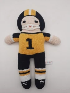 Zubels Football Spielerpuppe Pittsburgh Steelers 12 Zoll 100 % Baumwolle Strick - Bild 1 von 7