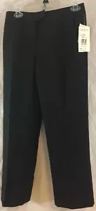 Pantaloni abito da donna neri Harve Benard nuovi con etichette 100% lana taglia 4 nuovi con etichette - Foto 1 di 8