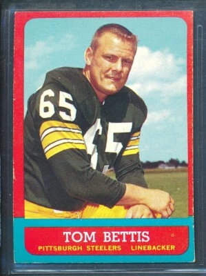 1963 Topps Football #132: TOM BETTIS SP Pittsburgh Steelers ~ EX to EX-MT - Image 1 of 2