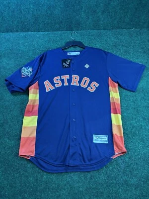 Majestic Houston Astros Altuve 2019 World Series Patch Jersey Men’s Size Large - Image 1 of 4