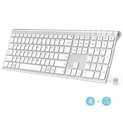 iClever Bluetooth Keyboard - 2.4G Wireless Keyboard Rechargeable Bluetooth - Image 1 of 4