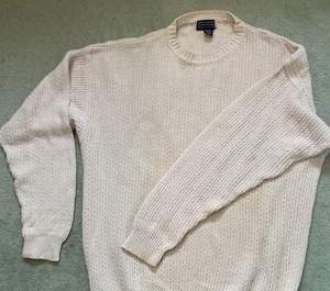 Mens Seville Row Beige Sweater - Picture 1 of 3