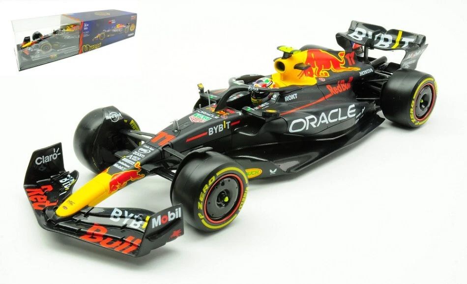 Burago RED BULL RB19 N.11 SERGIO PEREZ 2023 1 24 - BU28030P