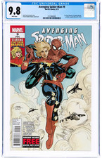 🔥 Avenging Spider-Man #9 2012 Carol Danvers 1st App as Captain MARVEL CGC 9.8