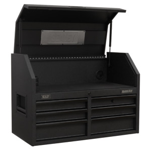 AP3607BE Topchest 6 Drawer 910mm with Soft Close Drawers & Power Strip