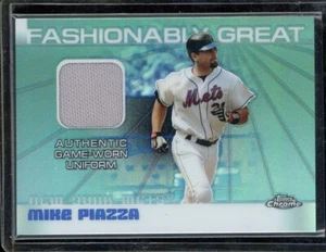 2004 Topps Chrome Fashionably Great Relics #MP Mike Piazza - Picture 1 of 1