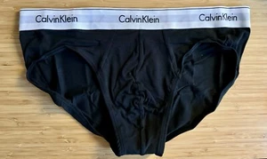 Nuevos calzoncillos modernos de algodón Calvin Klein, negros, grandes - Imagen 1 de 2