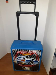 Hot Wheels Speed Shop Garage Carry Case W/ 100 AUTO'S Wheels Telescopic Handle - Picture 1 of 12