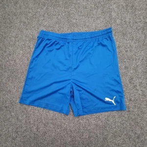 PUMA Shorts Kids 2XLARGE Blue sports Running activewear basketball gym size 2XL - Picture 1 of 12
