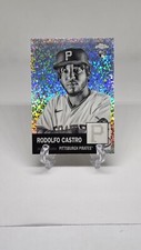 2022 Topps-Chrome Platinum Rodolfo Castro RC #365 Black &White Mini-Diamond