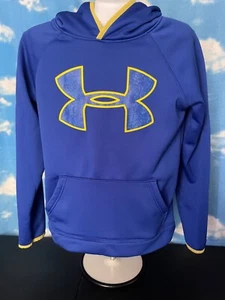Under Armour Hooded Jacket hoodie Medium UA Blue Youth medium c40 - Picture 1 of 6