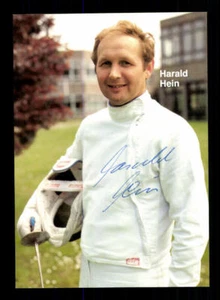 Harald Hein Autogrammkarte Original Signiert Fechten + A 175424 - Bild 1 von 2