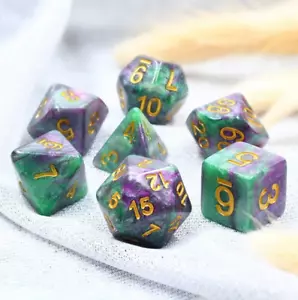 NUEVO RPG / D&D Dados | Juegos de 7 - Fantasy II - King Cake - Imagen 1 de 1