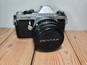 Appareil photo reflex argentique Pentax ME Super 35 mm avec objectif Pentax-M 50 mm f2 SMC - Testé - Photo 1/16
