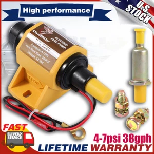 Universal Electric Fuel Pump 17301 Micro Electric 38gph 4-7psi 5/16" Gas E85 US - Picture 1 of 11