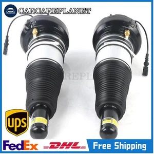 Pair Front Air Suspension Shock Struts For Audi A8 A6 Quattro 2011-18 4G0616039L - Picture 1 of 9