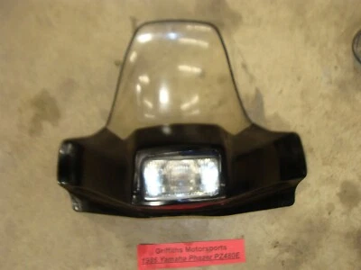 1986 年 YAMAHA PHAZER 豪华 PZ480E 81J 车头灯整流罩挡风玻璃  — 第 1/4 张图片