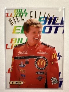 Bill Elliott 1996 Press Pass Focused Clear Acetate Insert Card 1:72 Pack Plastic - Picture 1 of 2