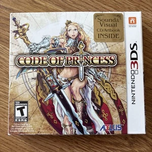 Code of Princess Launch Edition Box - Nintendo 3DS - w/ CD Artbook Atlus RPG - Picture 1 of 4