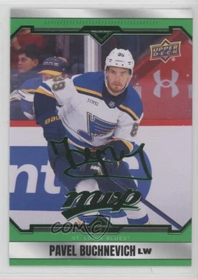 2024-25 Upper Deck MVP Green Script Pavel Buchnevich #193 - Image 1 of 2