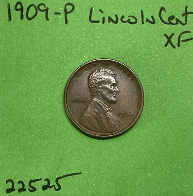 1909-P Lincoln Wheat Cent / Penny 1c Xf Extra Fine See Pictures - Image 1 of 3