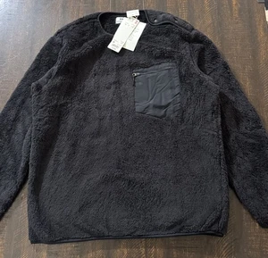 Uniqlo x Engineered Garments Fleece Pullover Black Size M - Picture 1 of 5