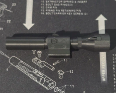 Actualización de mira telescópica de cañón de repuesto impresa en 3D Transformers G1 Megatron Foto 1 de 4