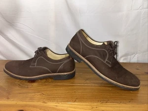 Scarpe eleganti Oxford Johnston & Murphy 10. 5 M camoscio marrone 20-4070 - Foto 1 di 8