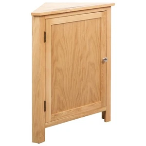 vidaXL Armario de esquina de madera maciza de roble 59x45x80 cm - Imagen 1 de 8