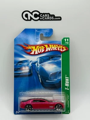 2007 Hot Wheels T-Hunt Treasure Hunt 11/12 Cadillac V16 Pink - Image 1 of 2