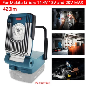 14.4V 18V Li-ion Flash Torches Light LED Bright Work Light Torch Lamp for Makita - Picture 1 of 12