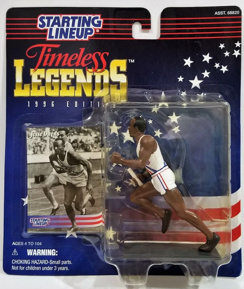 Jesse Owens 1996 Edition Timeless Legends Starting Lineup Kenner Hasbro X2