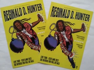 Reginald D. Hunter UK tour 2022 stand-up comedy show theatre flyers x2 ° - Picture 1 of 4