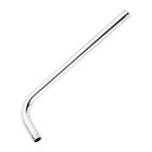 Stainless Steel Shower Head Extension Arm with Flange - 12.6 Inch