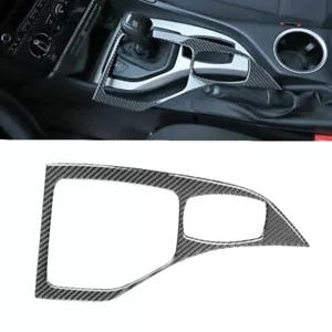 Carbon fiber central console Gear shift panel trim For BMW X1 2010-2015 E84 - Picture 1 of 5