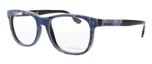 Diesel DL5124 Black Classic Square Eyeglasses - Picture 1 of 5