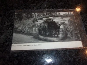 VINTAGE POSTCARD - WATER GROTTO - COMO PARK - ST. PAUL - MINN - 1908 - Picture 1 of 2