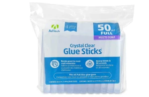 Hot Glue Gun Sticks Crystal Clear Crafting Scrapbooking Multi Temp Full Size 50 - Picture 1 of 8