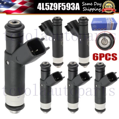 6X Inyector de combustible para Ford Ranger 2001-2008 Mazda B3000 2001-2007 3,0 L 4L5Z9F593A Foto 1 de 4