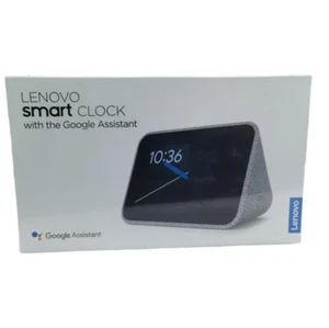 Original LENOVO Smart Clock With Google Assistant : Wifi Connecting - Sealed Box - Picture 1 of 7