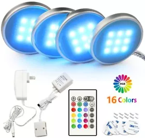 4Pack Under Cabinet Lighting Kit LED For Kitchen Cupboard Closet Shelf Lights US - Picture 1 of 14