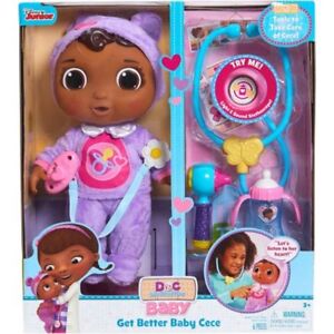 Just Play Disney Doc Mcstuffins Get Better Baby Cece Doll Ages 3+ Toy Doctor