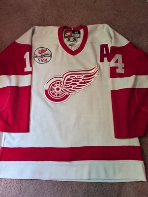 NHL Nike Authentic Detroit Red Wings Shanahan Hockey Jersey VKSM Patch Sz 48 MiC - Image 1 of 4