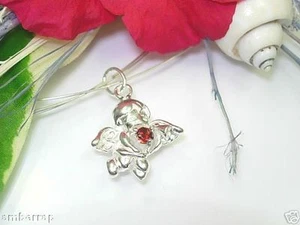 Angel Zirconia Pendant 925 Silver TA511M - Picture 1 of 1