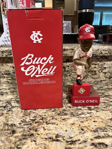 Buck O’Neil Kansas City Monarchs Royals Charities Singing Bobblehead Cover
