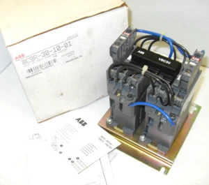 ⭐NEW IN BOX⭐ ABB BC9R-30-10-01 REVERSIBLE REVERSING CONTACTOR 24Vdc COIL 3-POLE - Picture 1 of 12