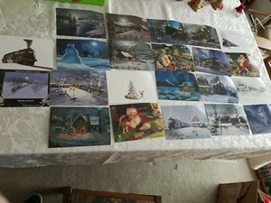 Lot von 22 Feiertag Musterkarten National Railroad Museum 7,25 x 5,25 - Bild 1 von 5